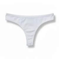 Pamut női tanga bugyi – klasszikus fehér S