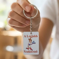A legjobb szakácsnő kulcstartó