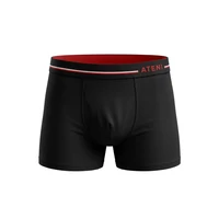 Fekete férfi boxer alsó elasztikus anyag