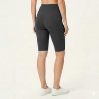 Kényelmes fekete női leggings capri fazonban