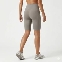 Kényelmes szürke női leggings capri fazonban