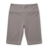 Női szürke pamut capri leggings magasított derékkal