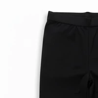 Fekete pamut sztreccs leggings magasított derékkal 8XL-9XL
