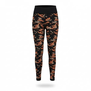 Fekete alapon barna terepmintás hosszú leggings