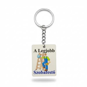 Legjobb szobafestő fa kulcstartó
