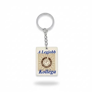 Legjobb kolléga fa kulcstartó