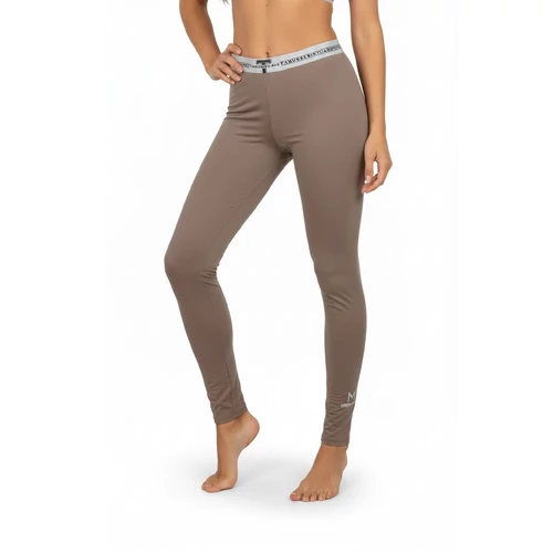 Hosszú barna elasztikus leggings 5XL-6XL