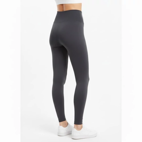 Szürke hosszú leggings meleg bundás belsővel.