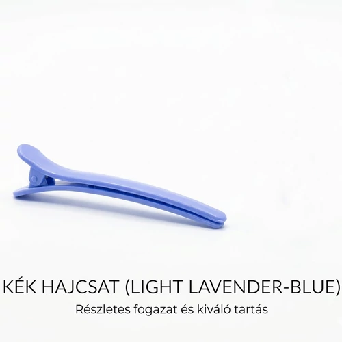 Kék 9 cm-es hajcsat