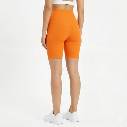 női sport short magas derék
