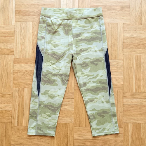 Terep mintás alakformáló női leggings Zöld M-L