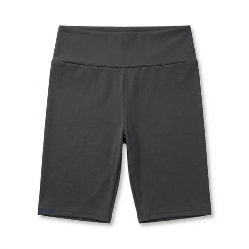 Női fekete pamut capri leggings magasított derékkal