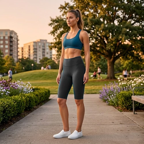 Női fekete leggings capri hosszban puha pamut anyagból