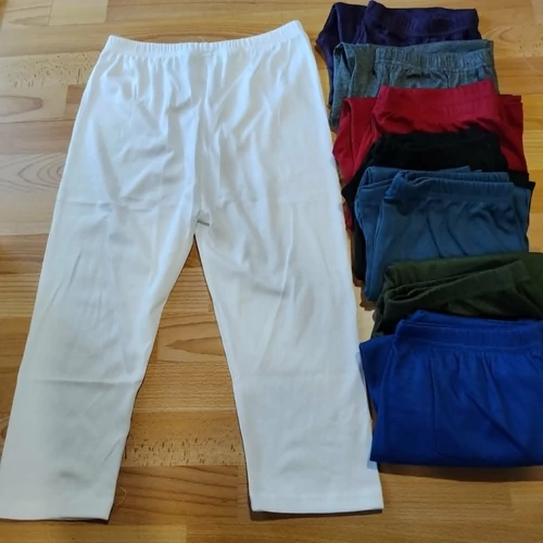 Pamut halász leggings halványkék XL