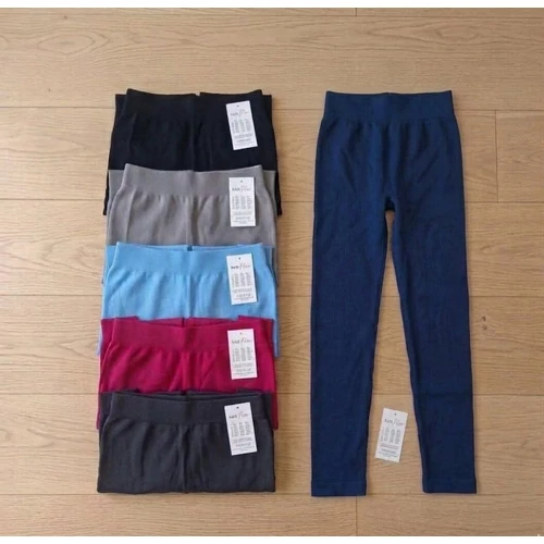 Sötétkék vékony elasztikus leggings XXL-XXXXL