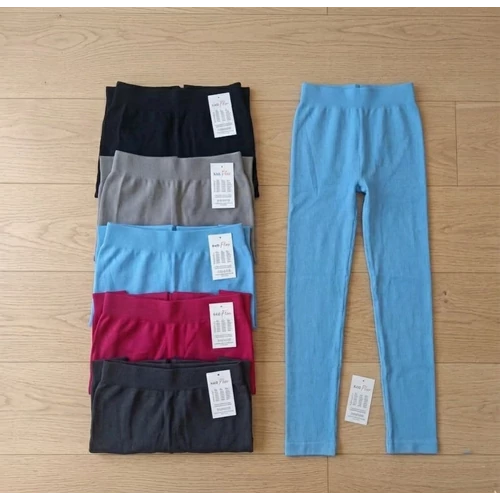 Kék vékony elasztikus leggings XXL-XXXXL