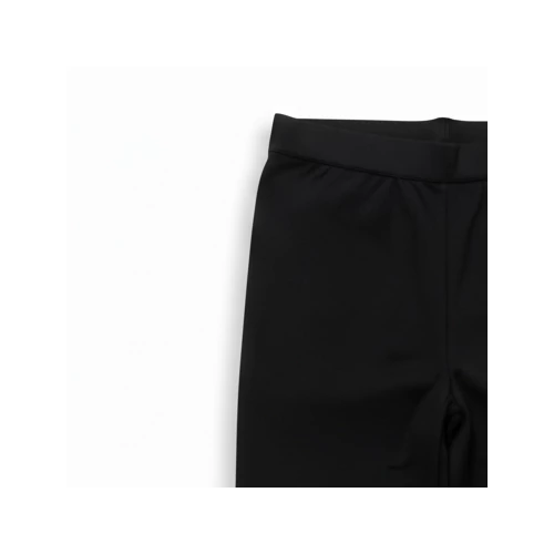 Fekete pamut sztreccs leggings magasított derékkal 8XL-9XL