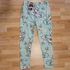 Virágmintás női nadrág, leggings.Pamut sztreccs.5XL-6XL
