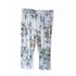 Női leggings gumis derékkal és virágmintával.